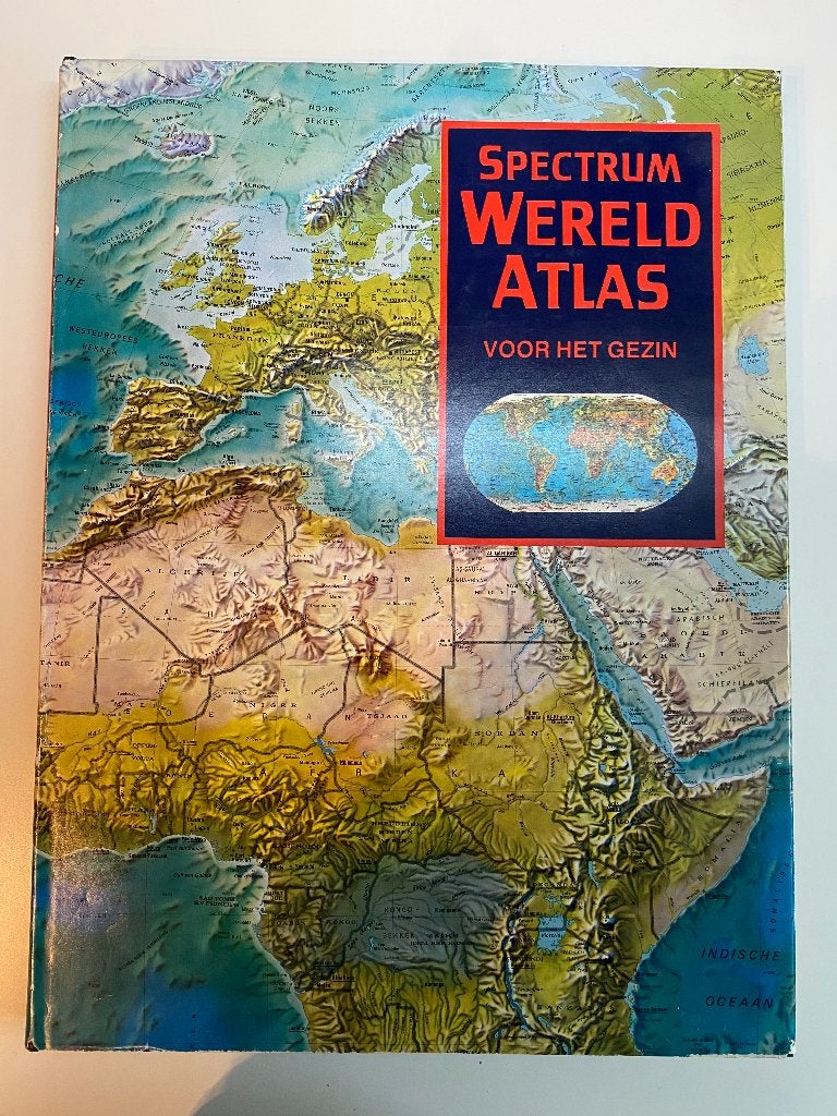 Luxe Folio: Spectrum Wereld Atlas – Drs. J. Buisman (1978), Overige atlassen, Ophalen of Verzenden, Zo goed als nieuw, 1800 tot 2000