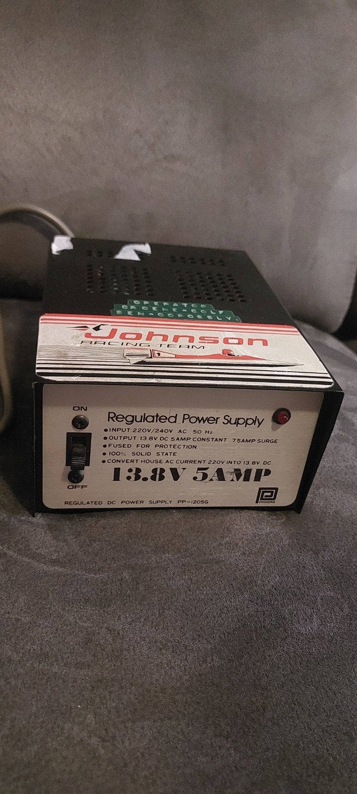 Johnson Racing Team Gereguleerde Voeding 13.8V 5A, Ophalen of Verzenden, Gebruikt