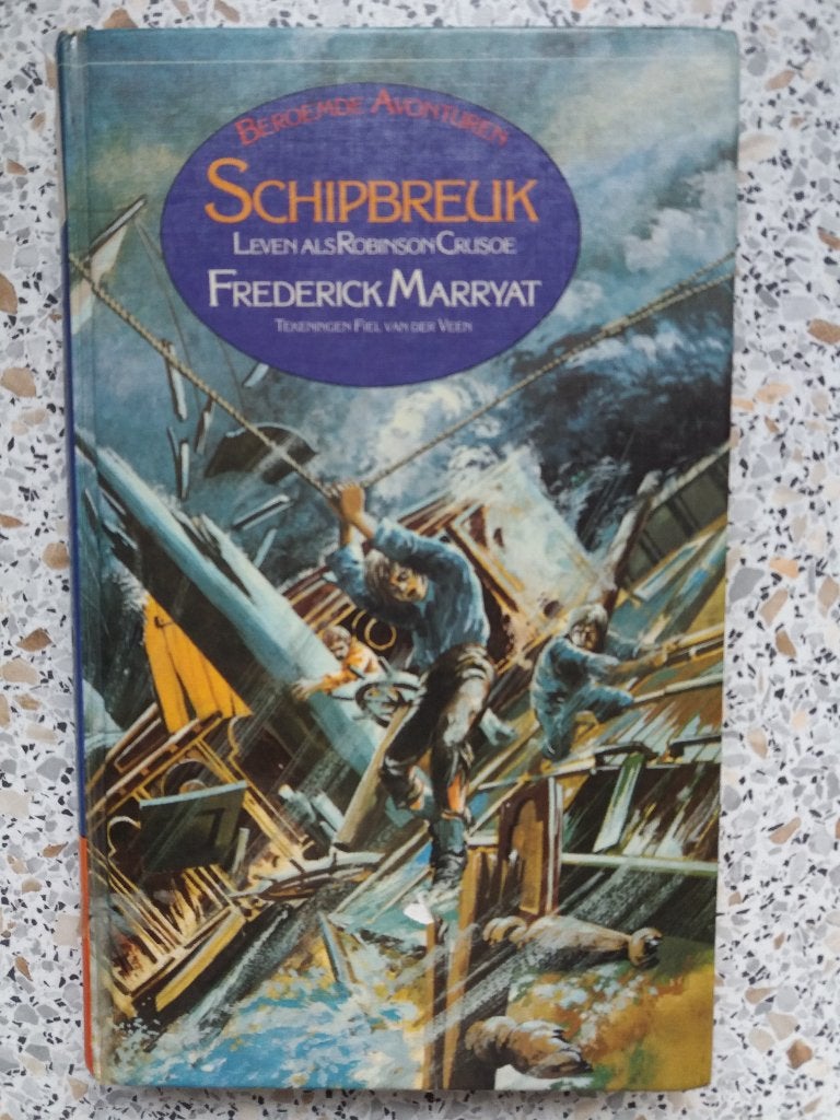 Beroemde avonturen "Schipbreuk", Leven als Robinson Crusoe., Gelezen, Non-fictie, Ophalen of Verzenden, Frederick Marryat.