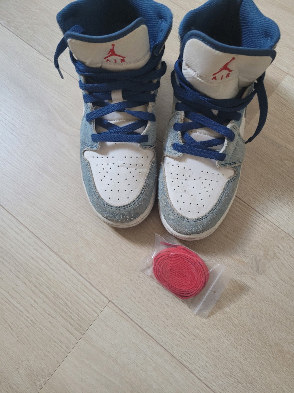 Jordan 'Denim' sneakers - Maat 40, Kleding | Heren, Ophalen of Verzenden, Blauw