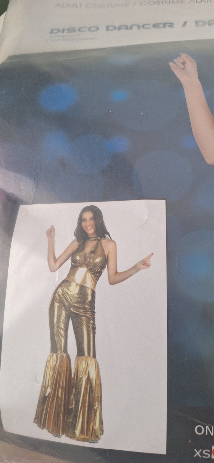 Nieuw Disco Dancer Kostuum - Maat XS, Carnaval, Nieuw, Ophalen of Verzenden, Kleding