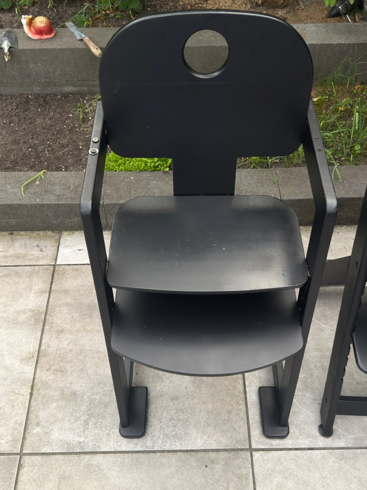 Zwarte meegroeistoelen (eatstoel), Ophalen of Verzenden, Gebruikt, Meegroeistoel, Aanschuifbaar