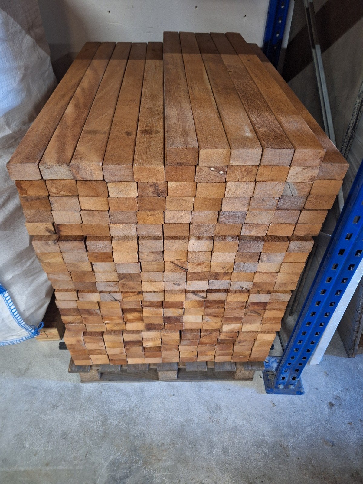 hardhout regels 60x35 mm geschaafd 95 cm lang, Ophalen, Nieuw, Hardhout, Minder dan 180 cm