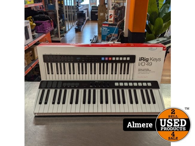 IK Multimedia iRig Keys I/O 49 MIDI-keyboard audio-interface, Flex Ltd., Zo goed als nieuw, https://flex.com/contact-us, Nobelstraat 10, 5807 GA Oostrum LB, Limburg, Nederland