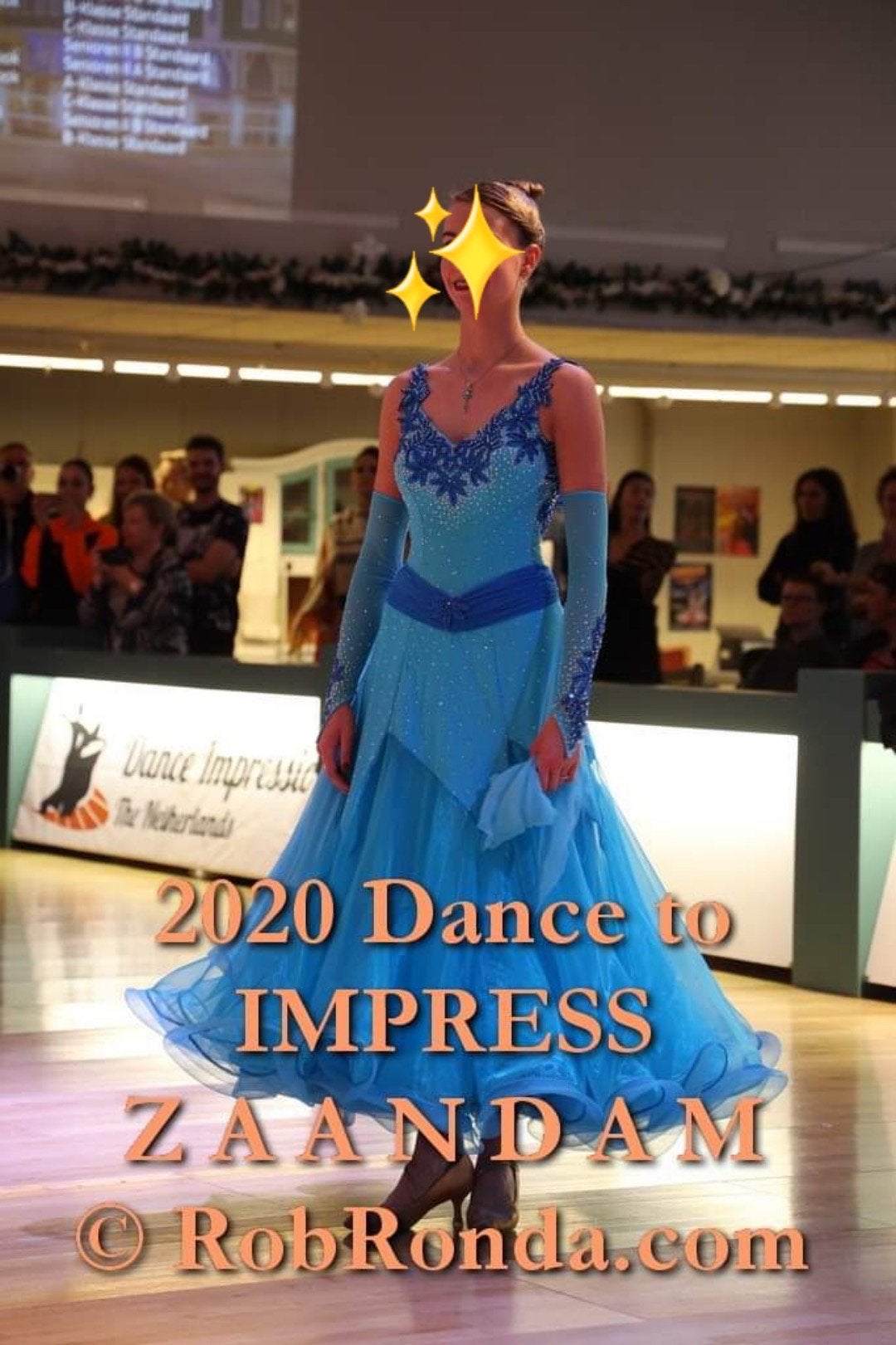 Ballroom Jurk Standaard Turqoise / Kobalt / Swarovski, Ophalen, Kleding