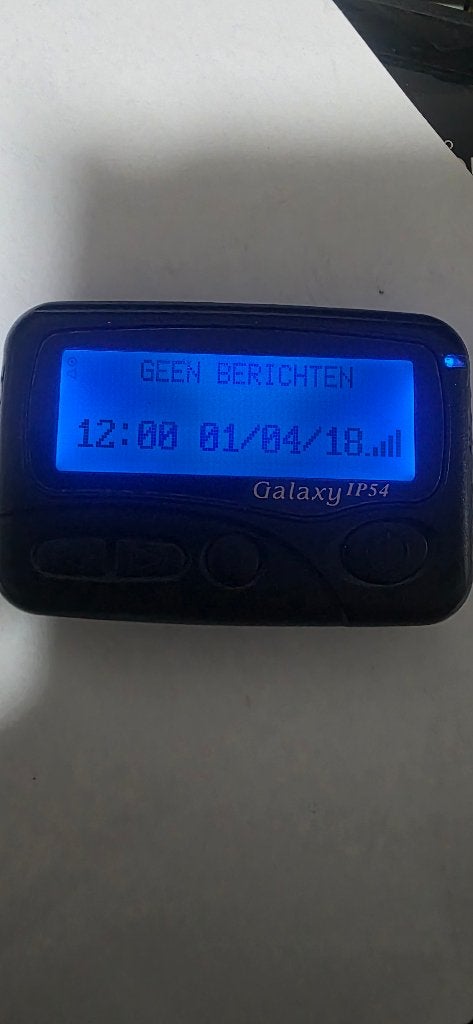 Galaxy ip54 p2000 pager, Telecommunicatie, Ophalen of Verzenden, Gebruikt, Ontvanger