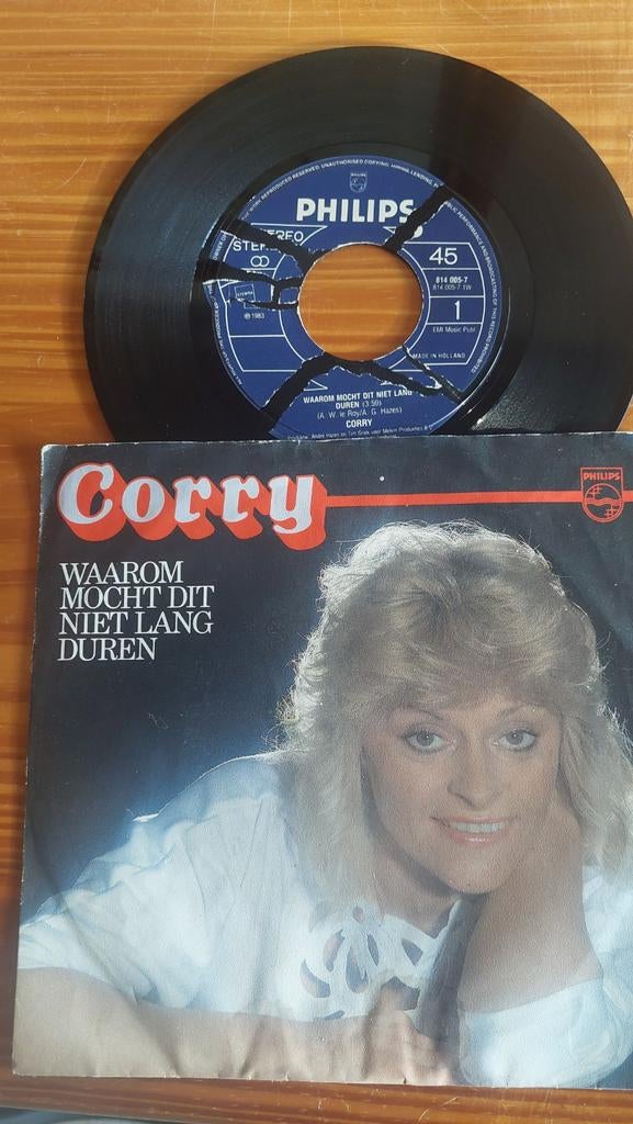 Corry Konings - Waarom mocht dit niet lang duren (Gebroken), Ophalen of Verzenden