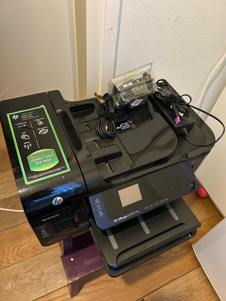 HP Officejet 6500A Plus All-in-One Printer met nieuwe kop, Kleur printen, Gebruikt, Inkjetprinter, All-in-one