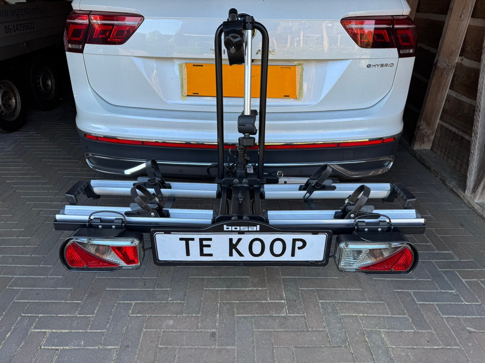 Nette Bosal tourer fietsdrager voor 2 e bikes, Ophalen, Zo goed als nieuw, Trekhaakdrager