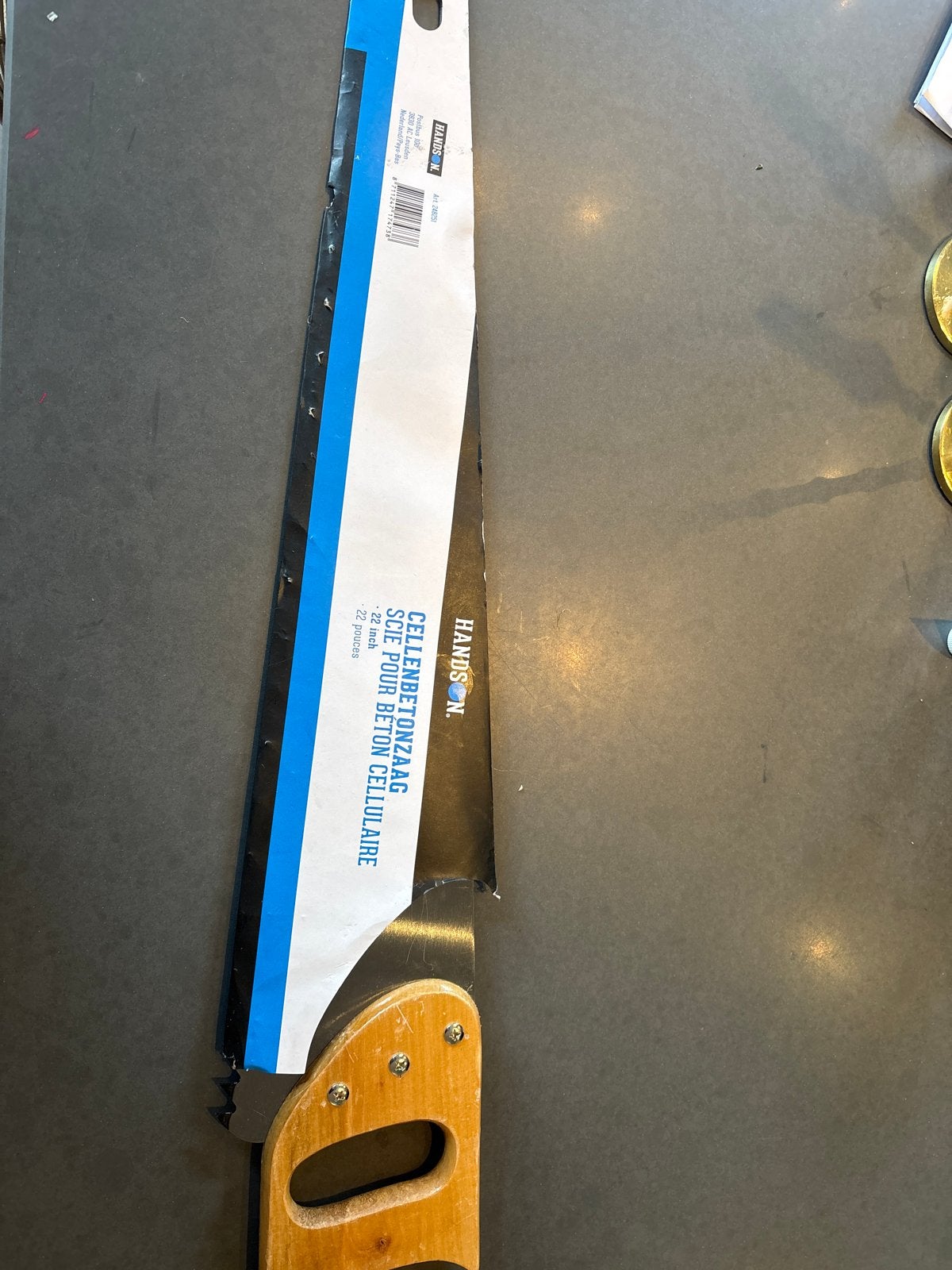 Handson Cellenbetonzaag - 22 inch, Doe-het-zelf en Verbouw, Ophalen of Verzenden, Nieuw, Zaag, Overige merken