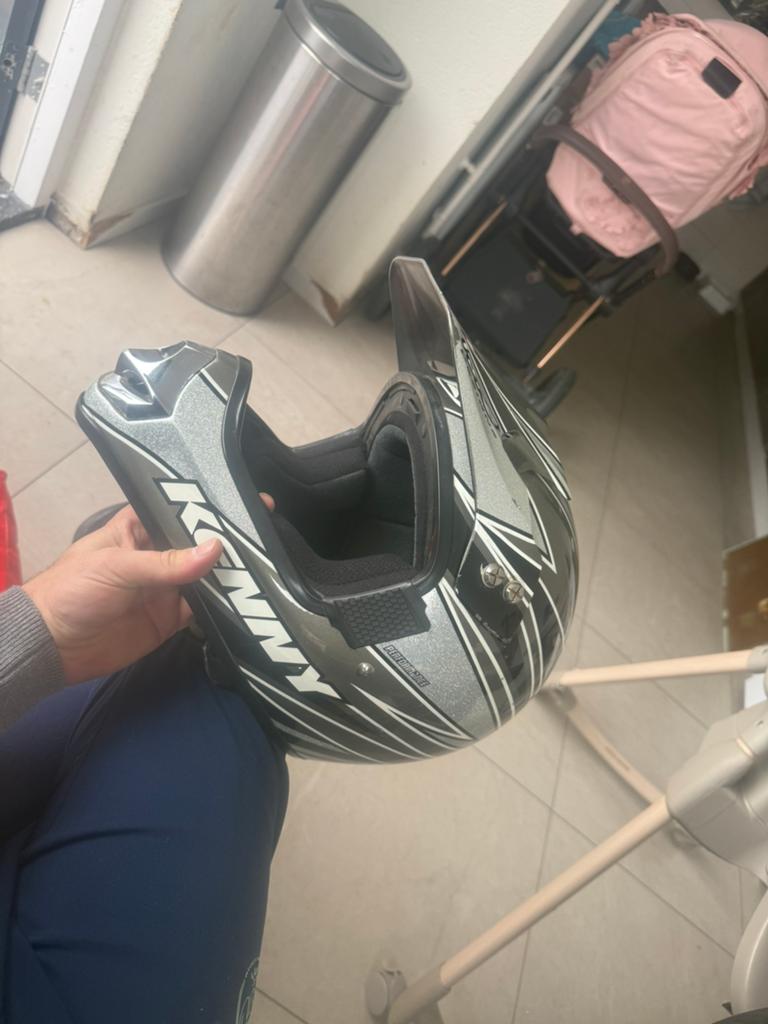 kenny cros helm, Motoren, Kleding | Motorhelmen, Ophalen of Verzenden, Tweedehands, Overige merken