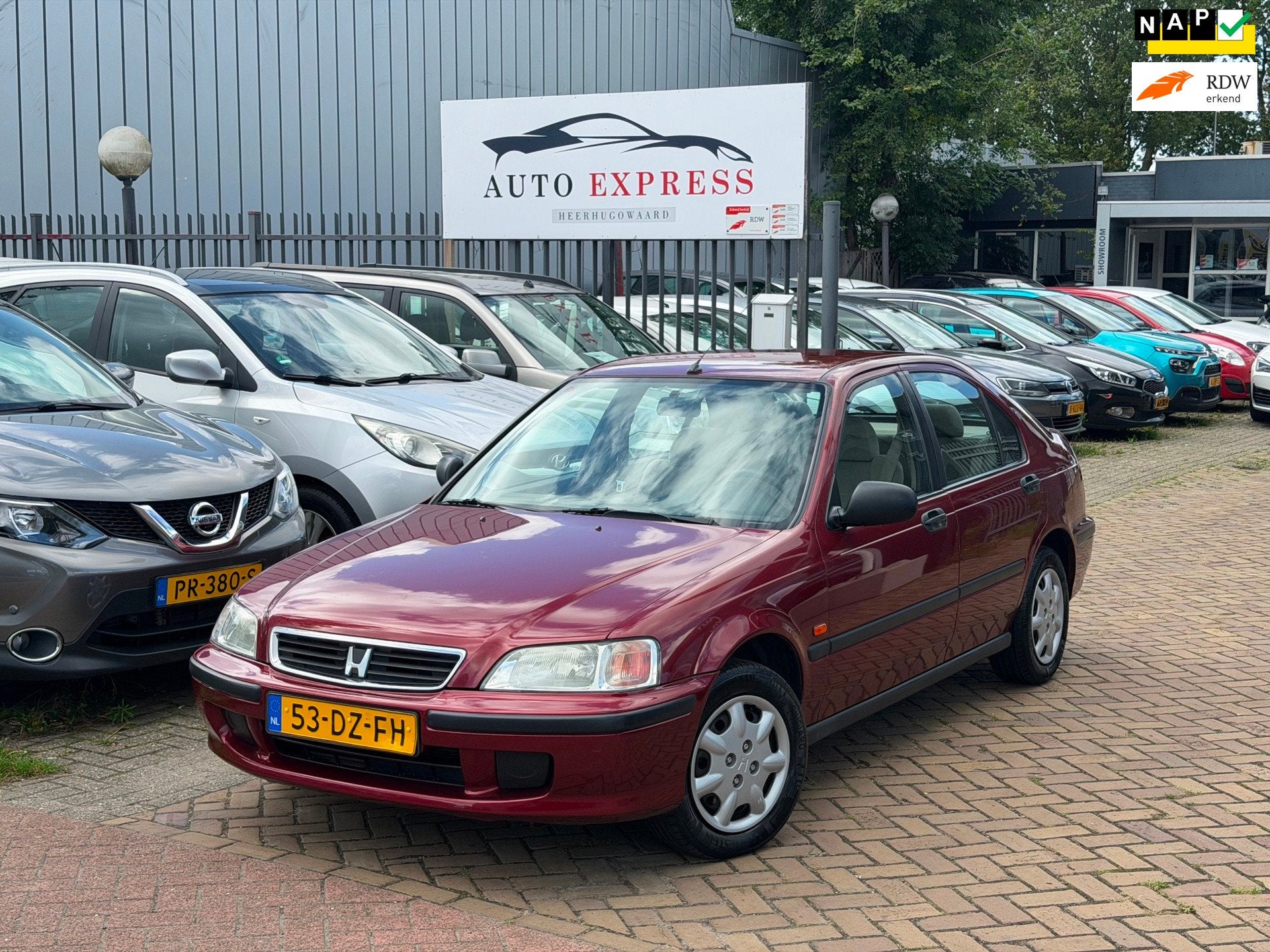 Honda Civic 1.4i S/stuurbekrachtiging/Abs/Nap/Nieuw Apk/Deal, Auto's, Dealer onderhouden, Elektrische ramen, Gebruikt, 4 cilinders