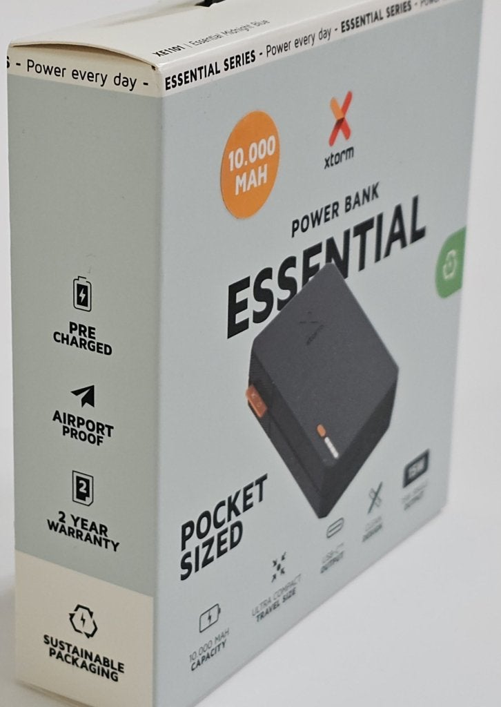 Xtorm Essential Powerbank - 10.000mAh - Grijs | Nieuw, Telecommunicatie, Powerbanks, Xtorm, Xtorm, Hoofdveste 19, 3992 DH Houten, Nederland