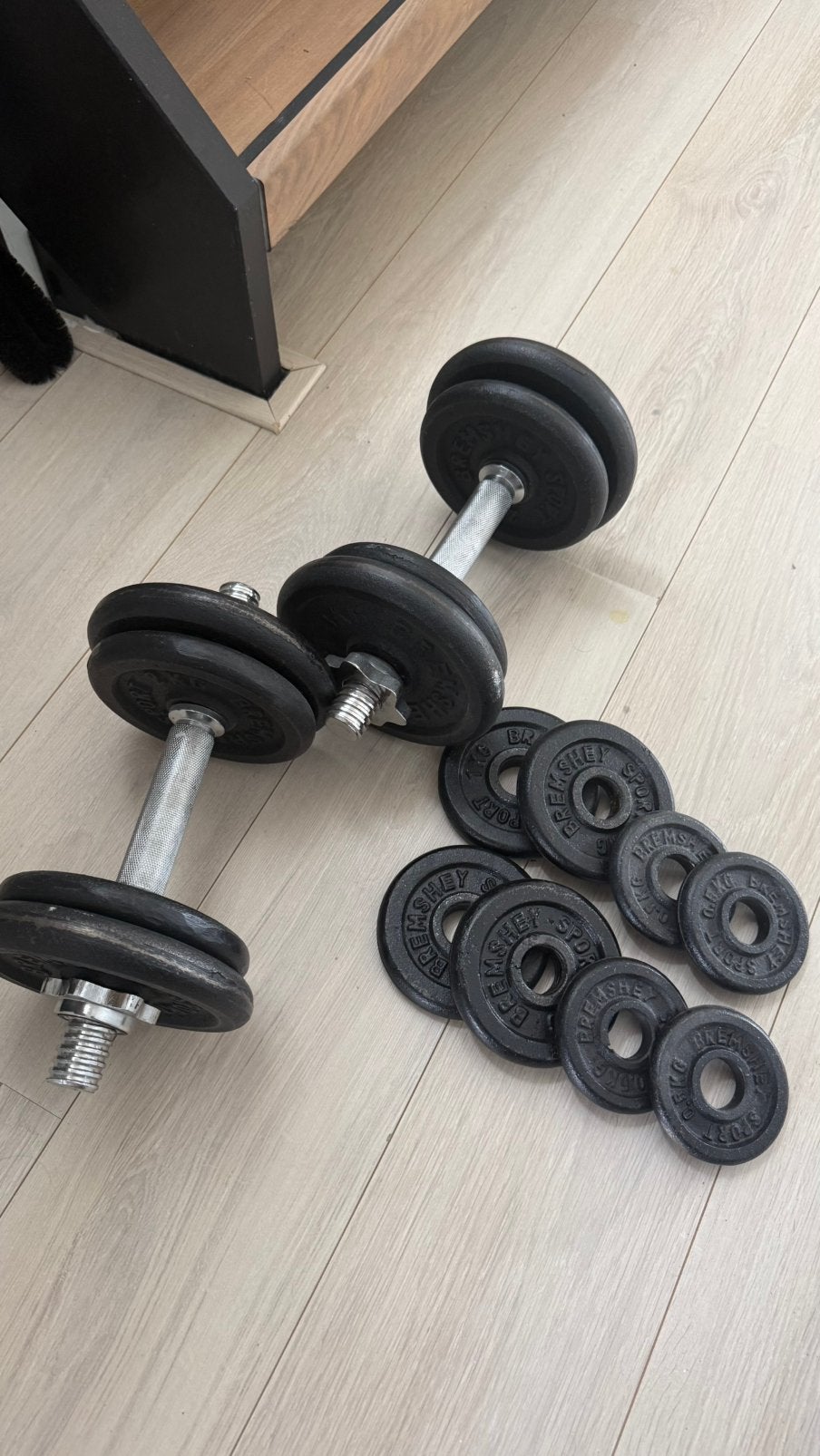 Dumbell set 15kg x2, Ophalen of Verzenden
