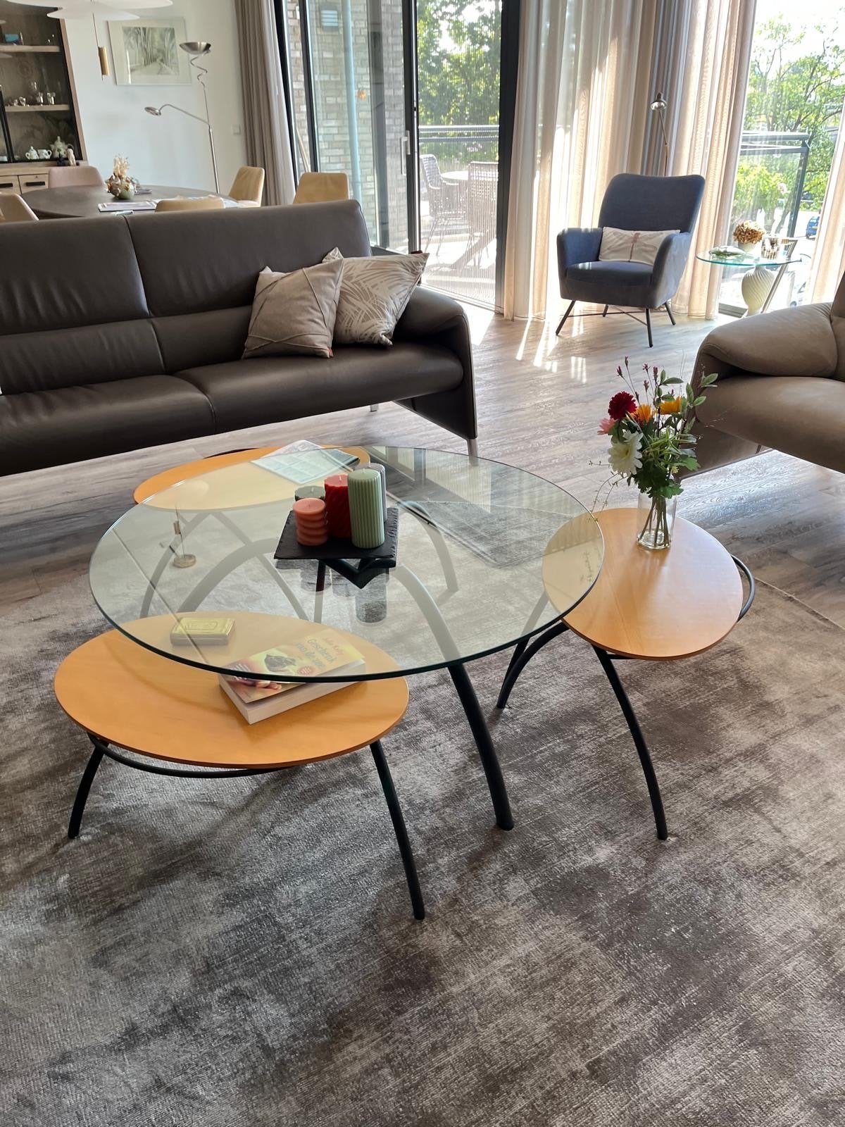 Iconische "Spyder" salontafel van Ettore Sottsass, Ophalen, Gebruikt, 100 tot 150 cm, Design