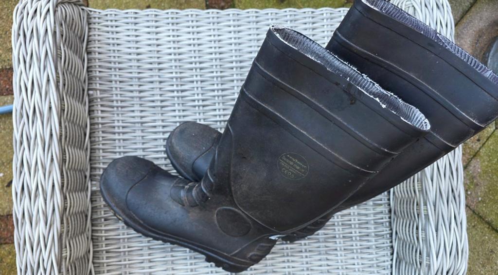 Regenlaarzen, Ophalen, Zwart, Werkschoenen