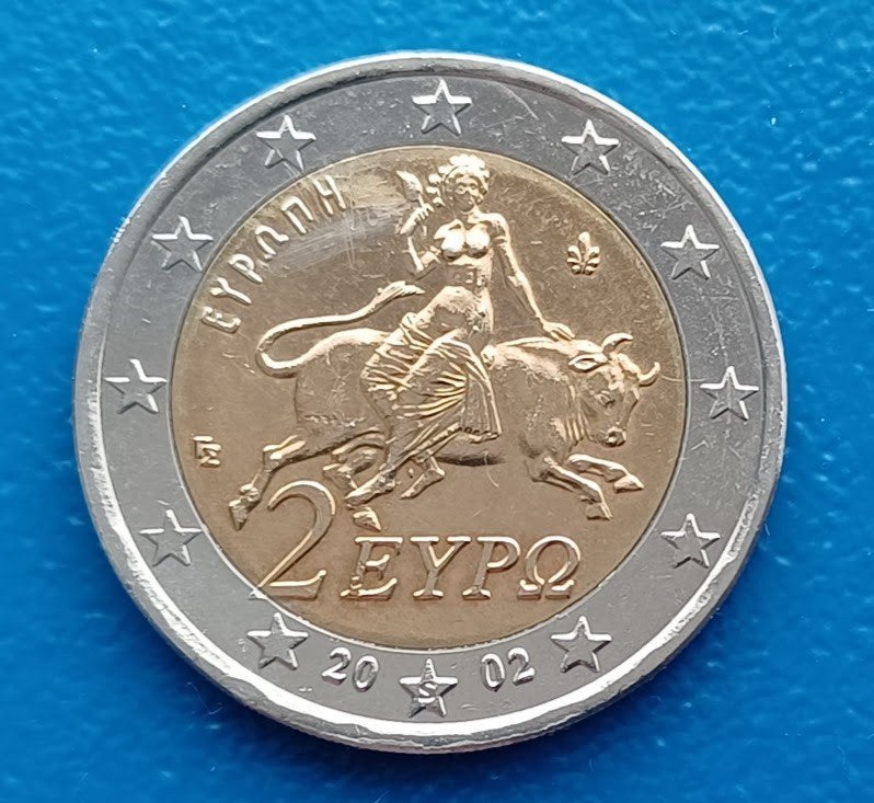 Griekenland 2 euro - 2002 (S), Postzegels en Munten, Verzenden, Griekenland, 2 euro, Losse munt
