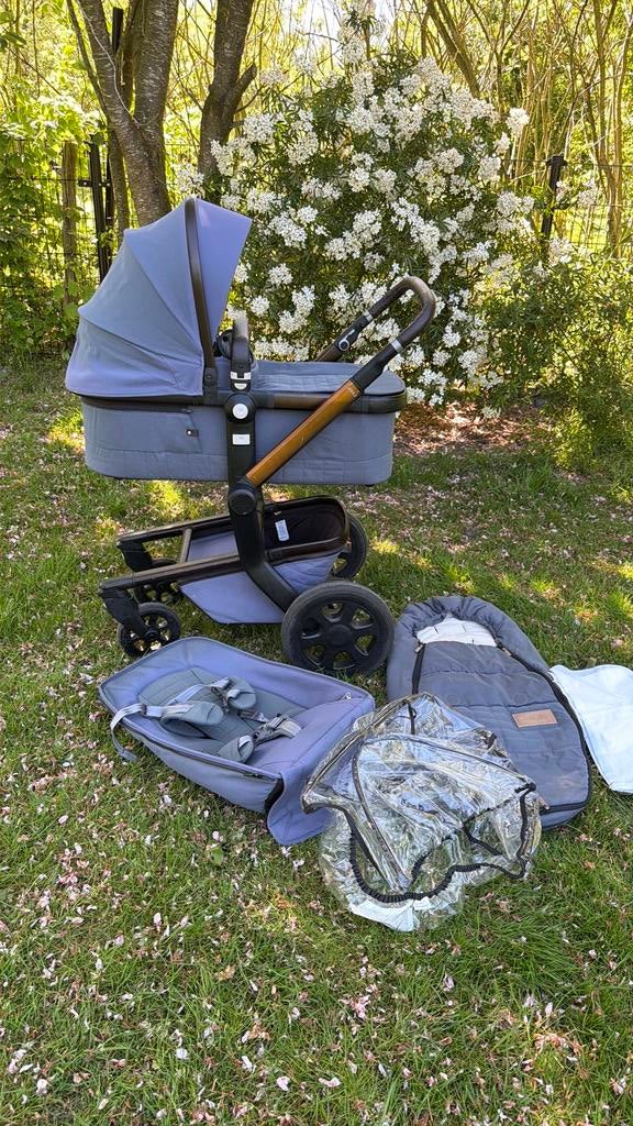 joolz day 3 / day3 compleet quadro blue, Ophalen, Zo goed als nieuw, Voetenzak