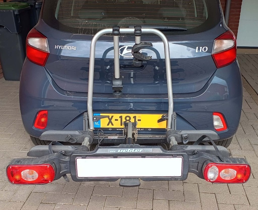 Uebler fietsendrager X21 Nano, Ophalen, Gebruikt, 2 fietsen, Trekhaakdrager