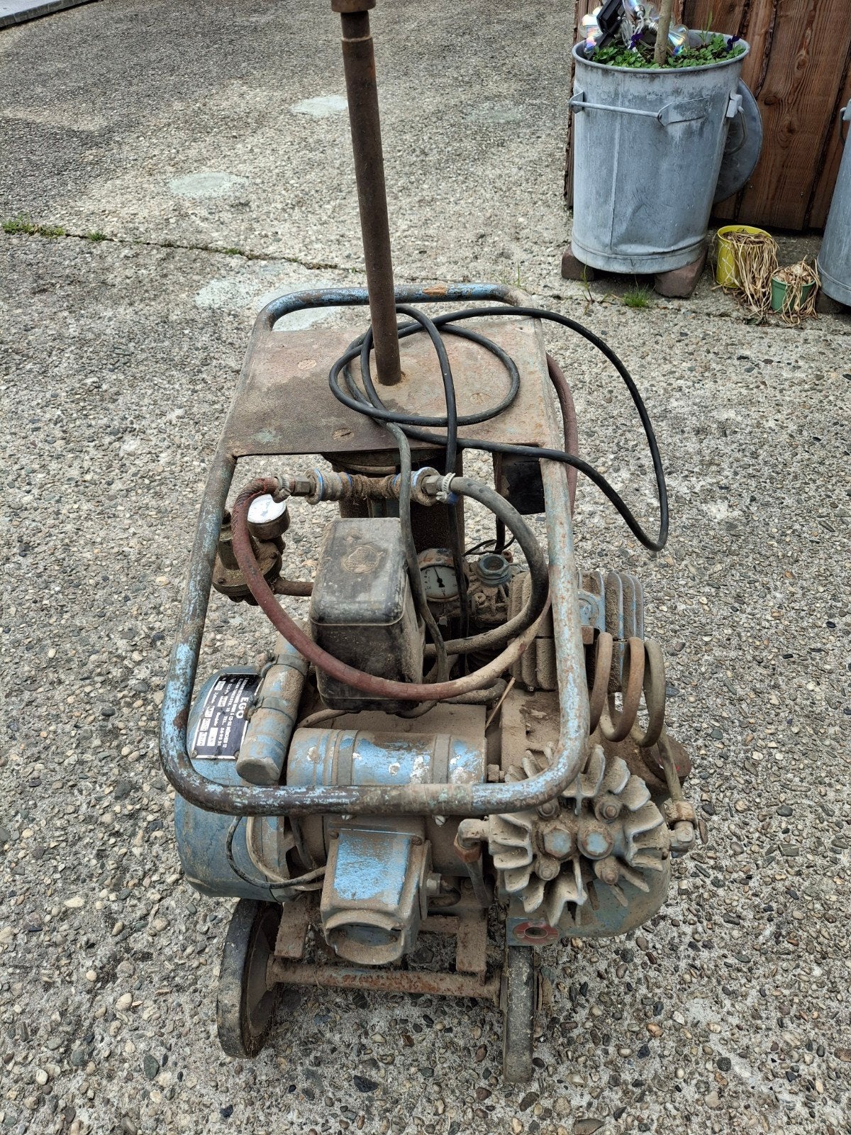 Compressor, Ophalen of Verzenden, Gebruikt, 6 tot 10 bar, 200 tot 400 liter/min
