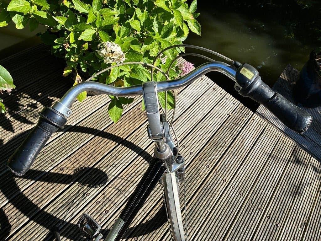 Damesfiets; Gazelle Chamonix Goldline, Ophalen, Versnellingen, Gazelle, Trommelrem