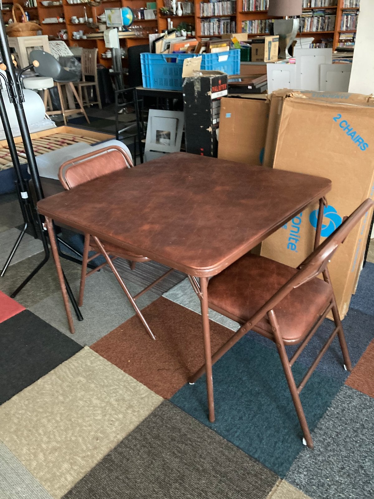 Vintage samsonite inklapbare stoelen en tafels, Ophalen