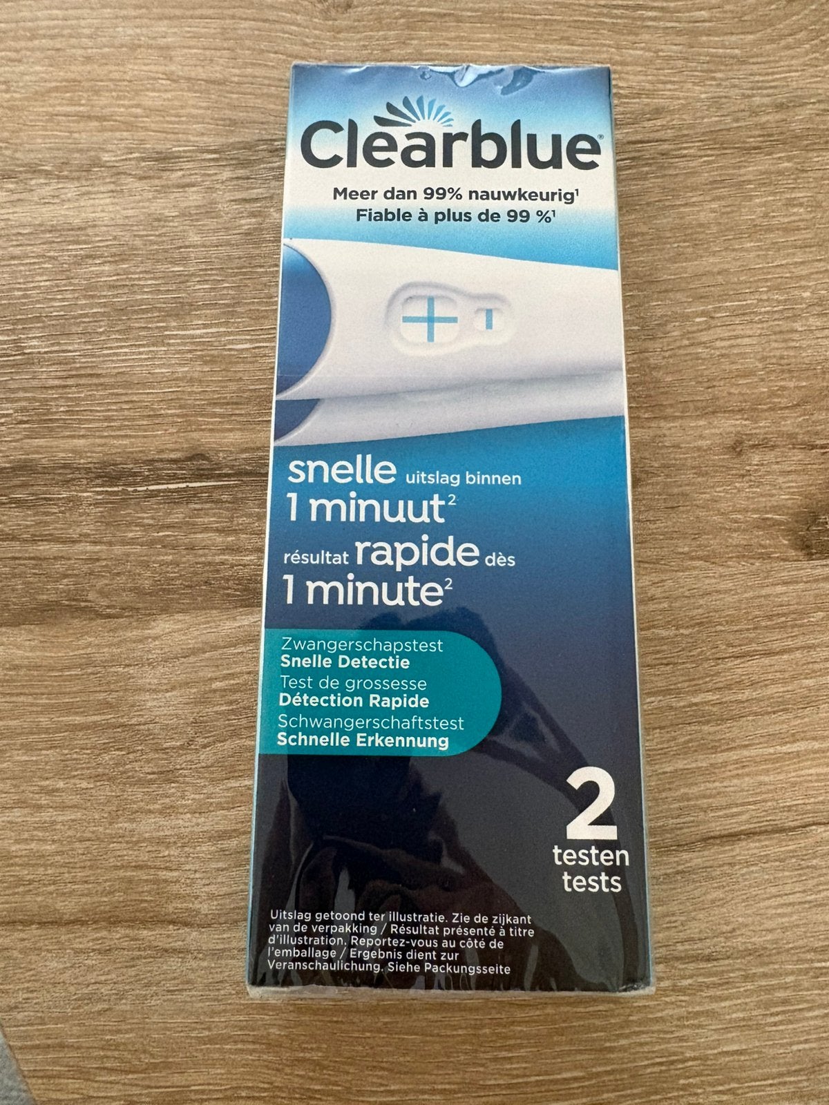 Clearblue zwangerschaptest nieuw in verpakking, Ophalen of Verzenden, Nieuw, Zwangerschap en Bevalling