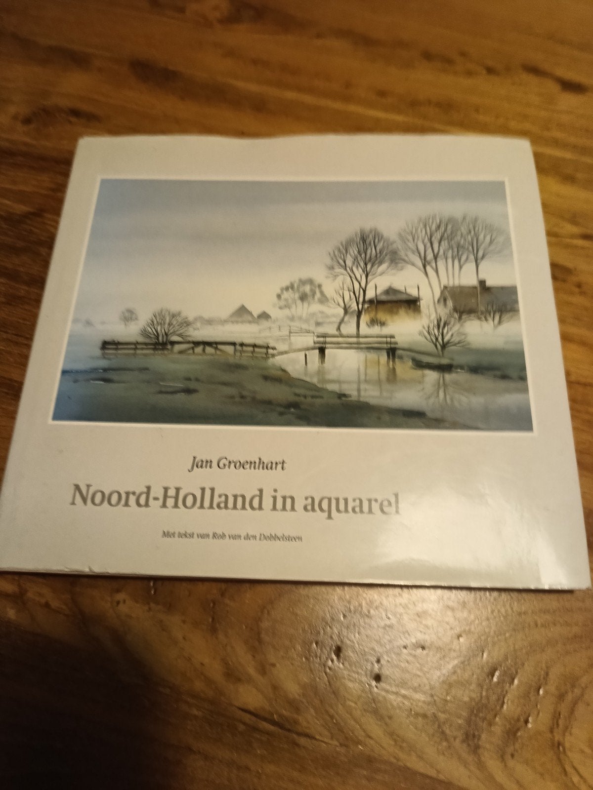 boek met prachtige aquarellen in noord-holland Jan Groenhart, Ophalen of Verzenden, Zo goed als nieuw