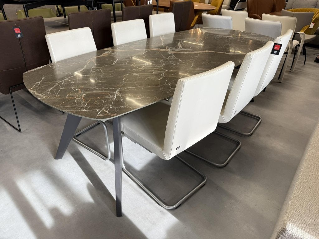 Nieuw Metaform Space Eettafel kermiek blad design tafel 240, Huis en Inrichting, Overige materialen, 100 tot 150 cm, Nieuw, Ophalen of Verzenden