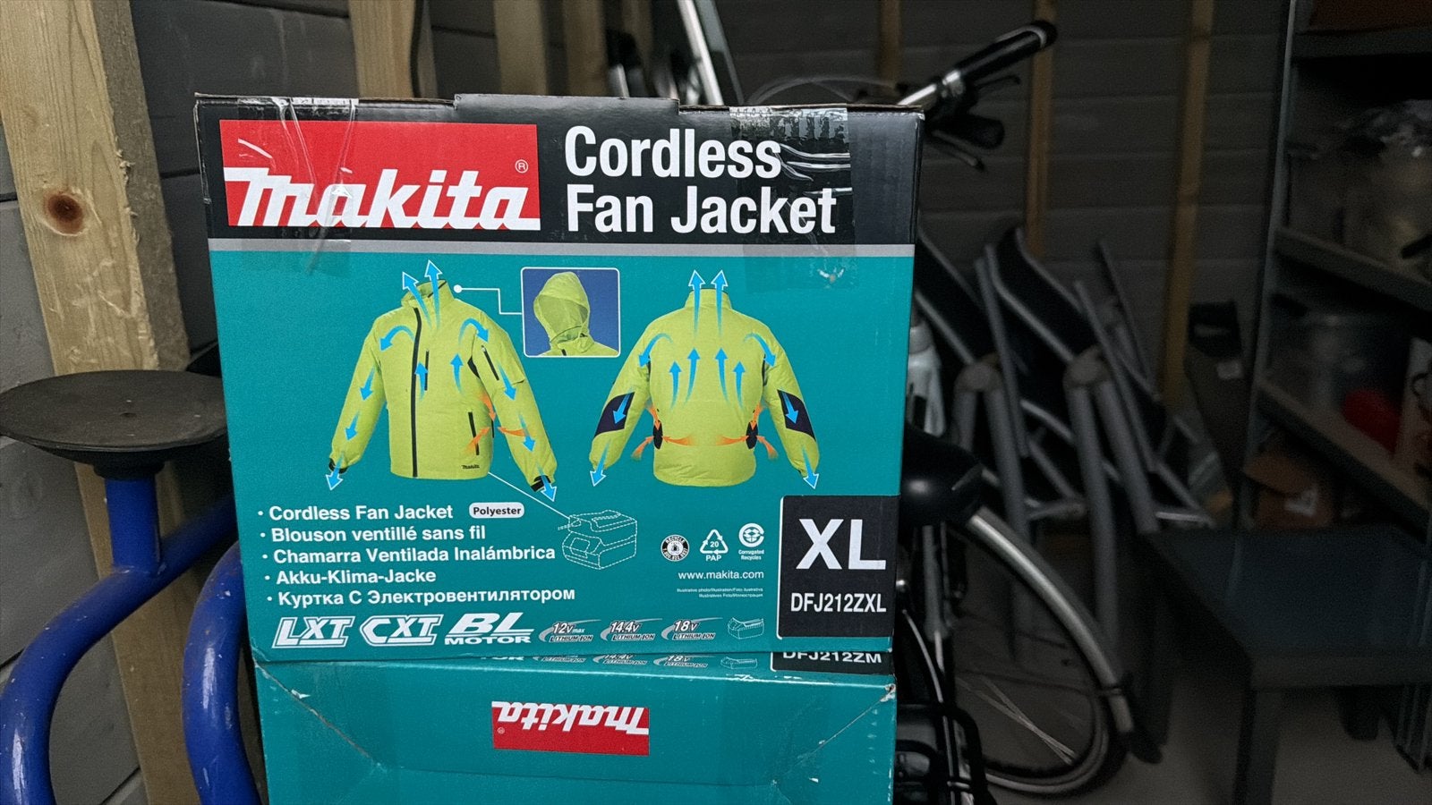 Makita Koeljas DFJ212ZXL maat XL, Ophalen of Verzenden, Nieuw, Maat 56/58 (XL)