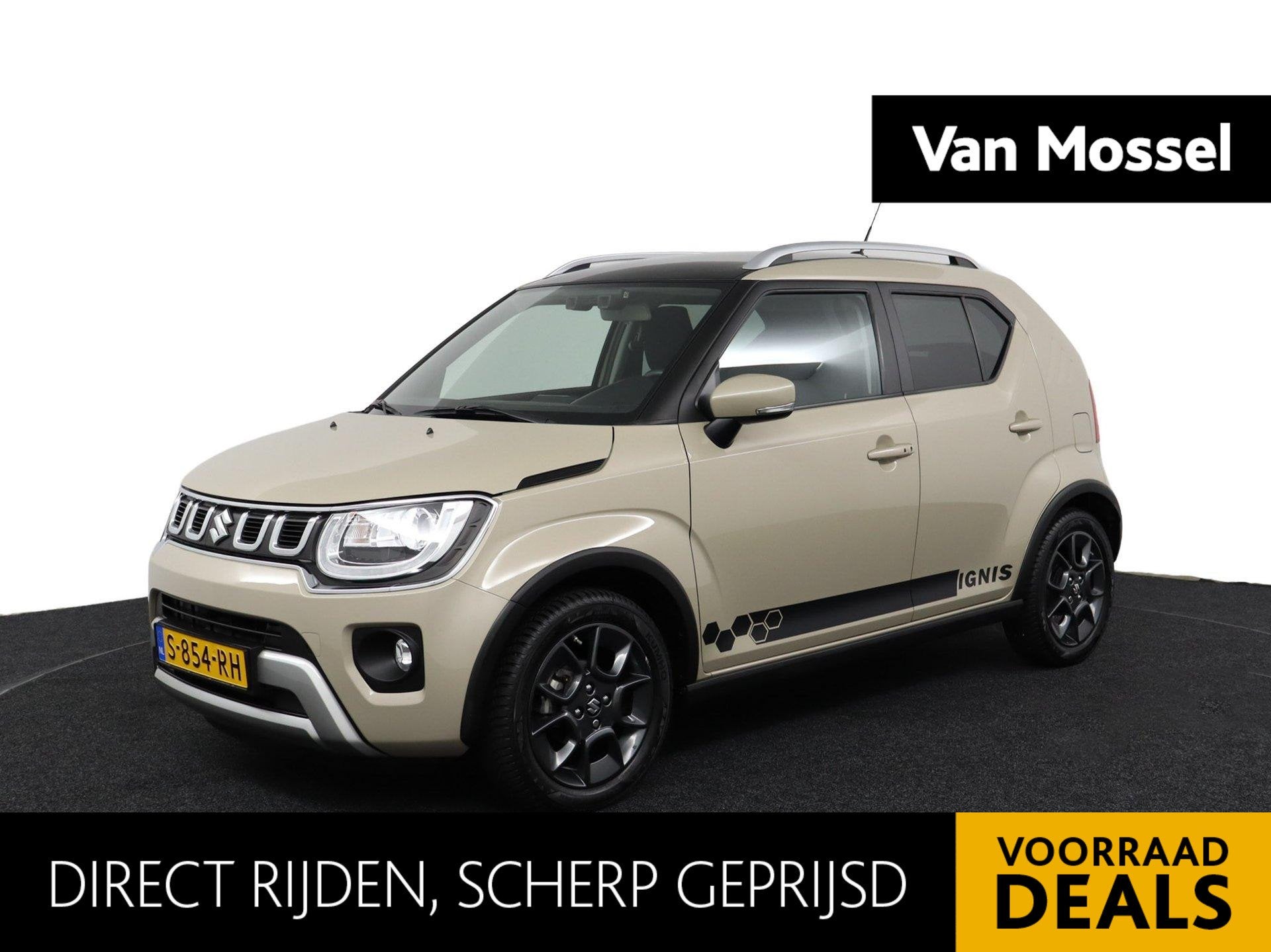Suzuki Ignis 1.2 Smart Hybrid Style Automaat | Apple Carplay, Auto's, Suzuki, Stof, Gebruikt, Origineel Nederlands, Bedrijf