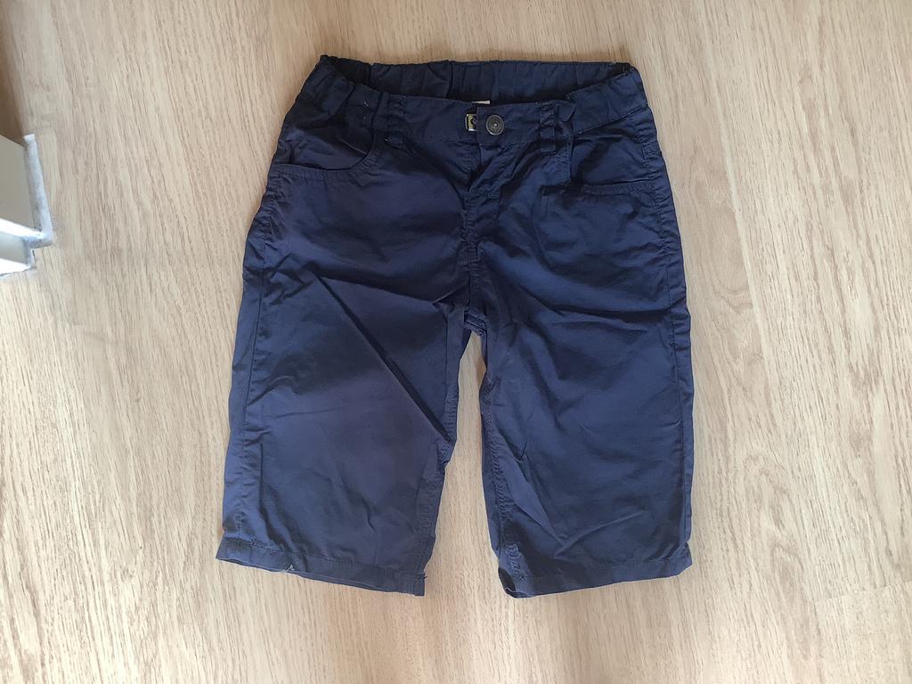 lekkere dunne effen donkerblauwe korte broek maat 128, Kinderen en Baby's, Kinderkleding | Maat 128, Ophalen of Verzenden, Gebruikt