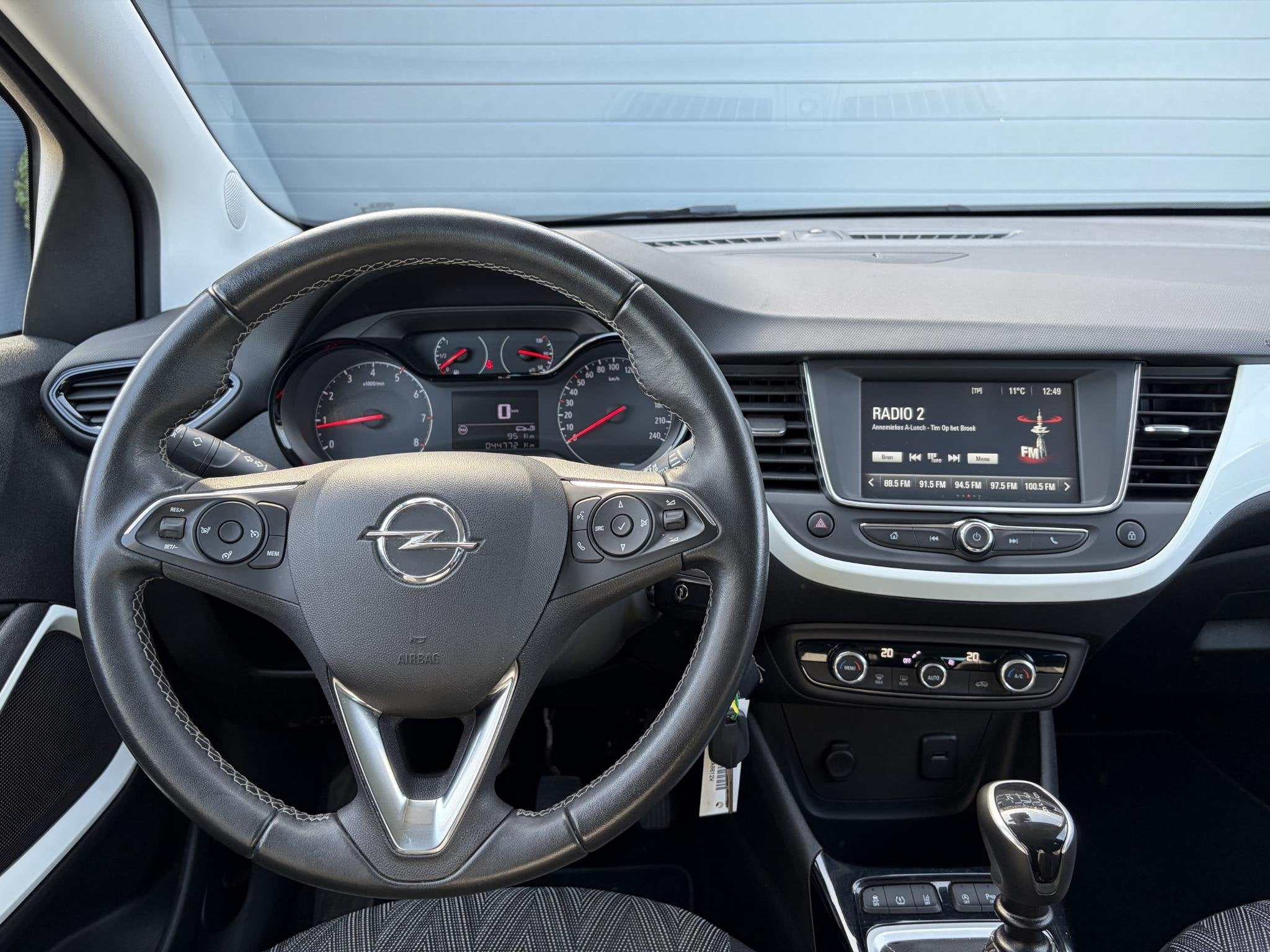 Opel Crossland X 1.2 Turbo Edition 2020 110pkDealer Onderhou, Auto's, Gebruikt, 1199 cc, Wit, Origineel Nederlands