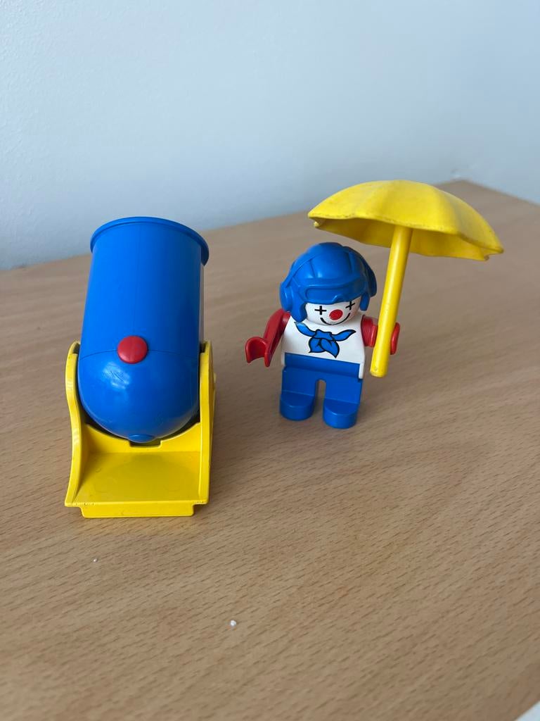 Vintage circus clown met kanon -Lego, Ophalen of Verzenden, Gebruikt