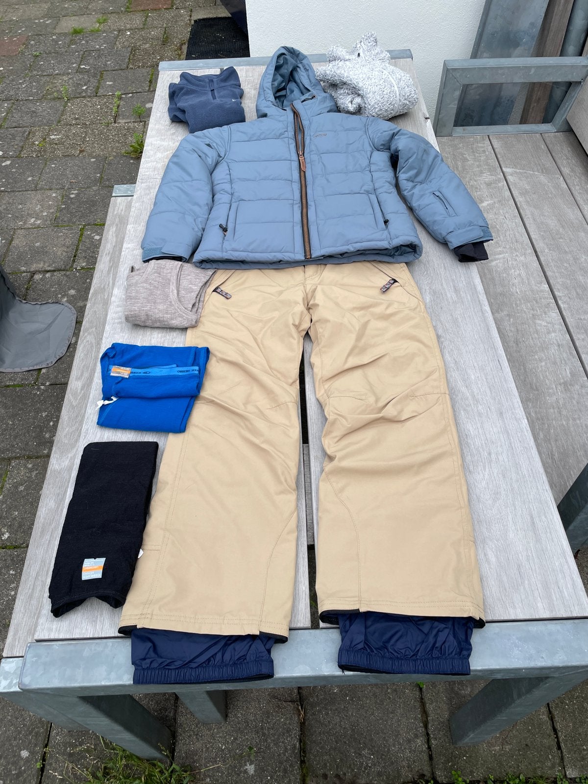 Set wintersportkleding maat 152: Protest jas, O’neill broek, Ophalen of Verzenden, Zo goed als nieuw, Meisje, Jas