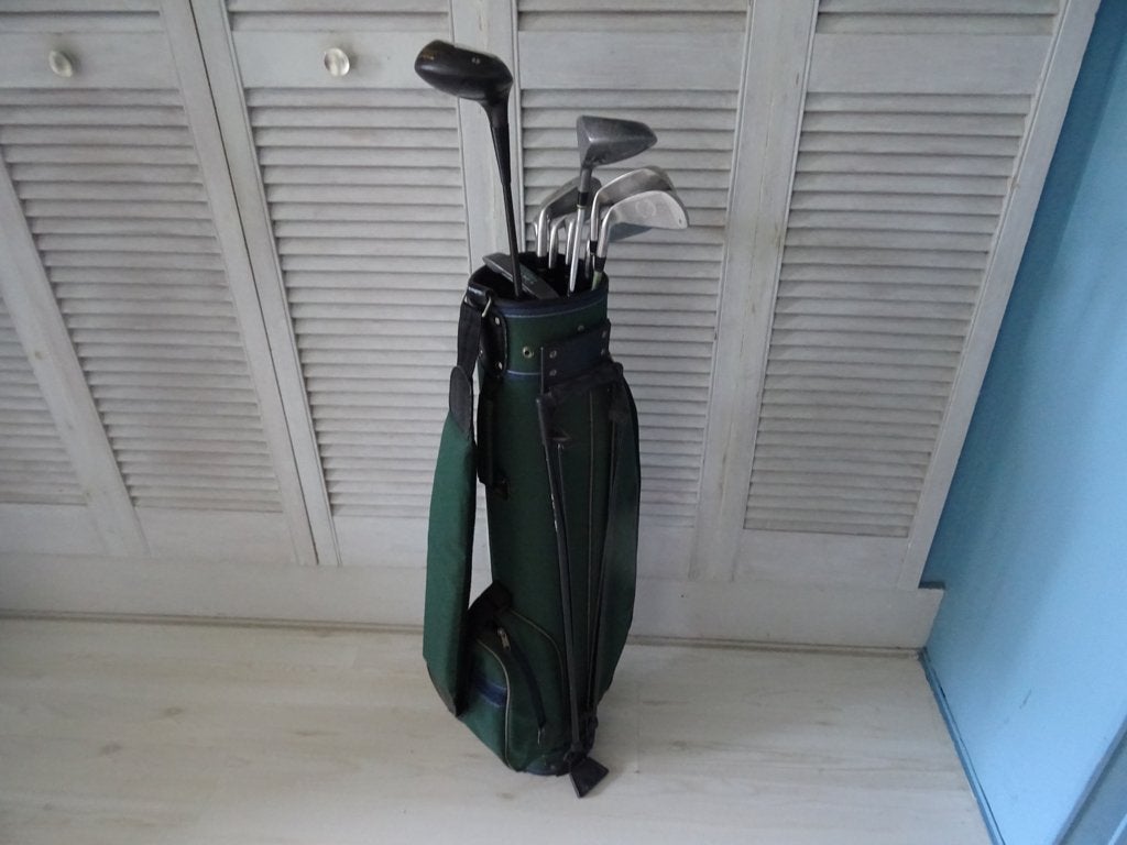 GOLFSET BEN SAYERS POWER PACT(TAS & CLUBS)ABSOLUTE TOP STAAT, Sport en Fitness, Ophalen of Verzenden, Zo goed als nieuw, Set, Overige merken