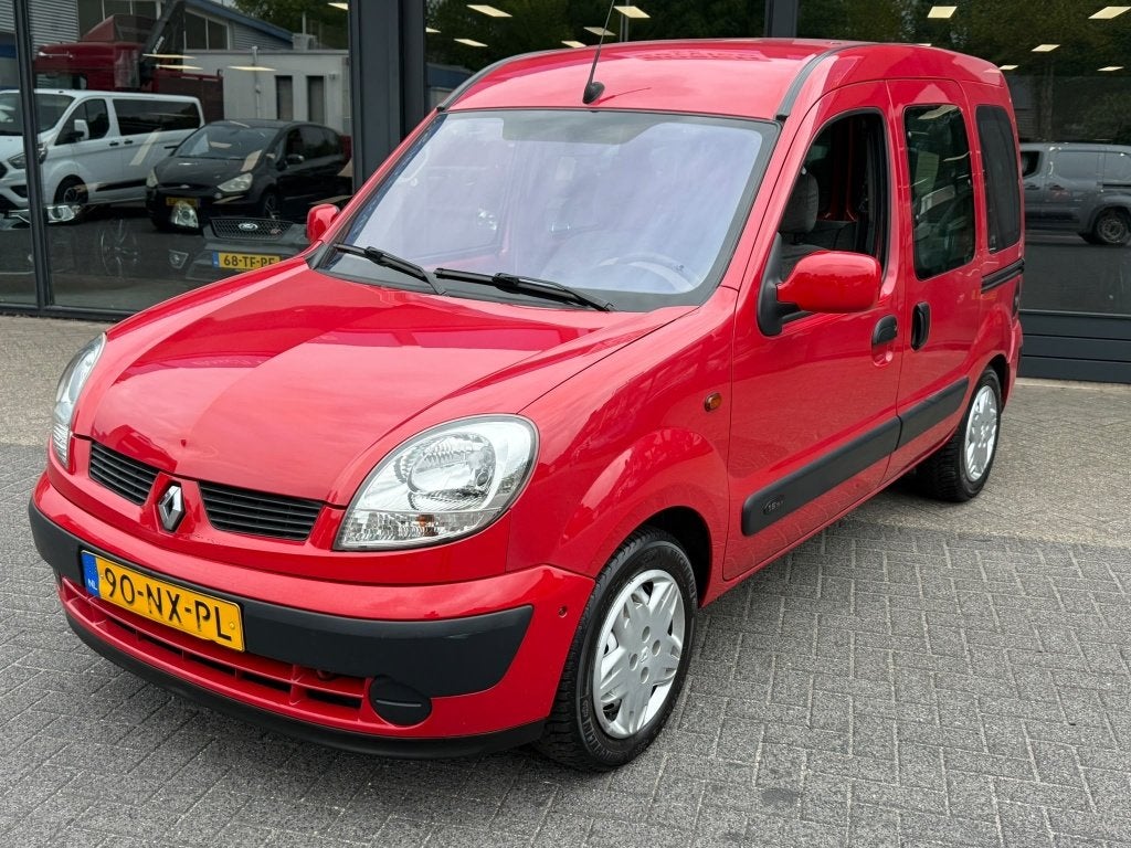Renault Kangoo 1.6-16V Privilège “Airco” klapdeuren + E, 13 km/l, Stof, Gebruikt, 49 €/maand