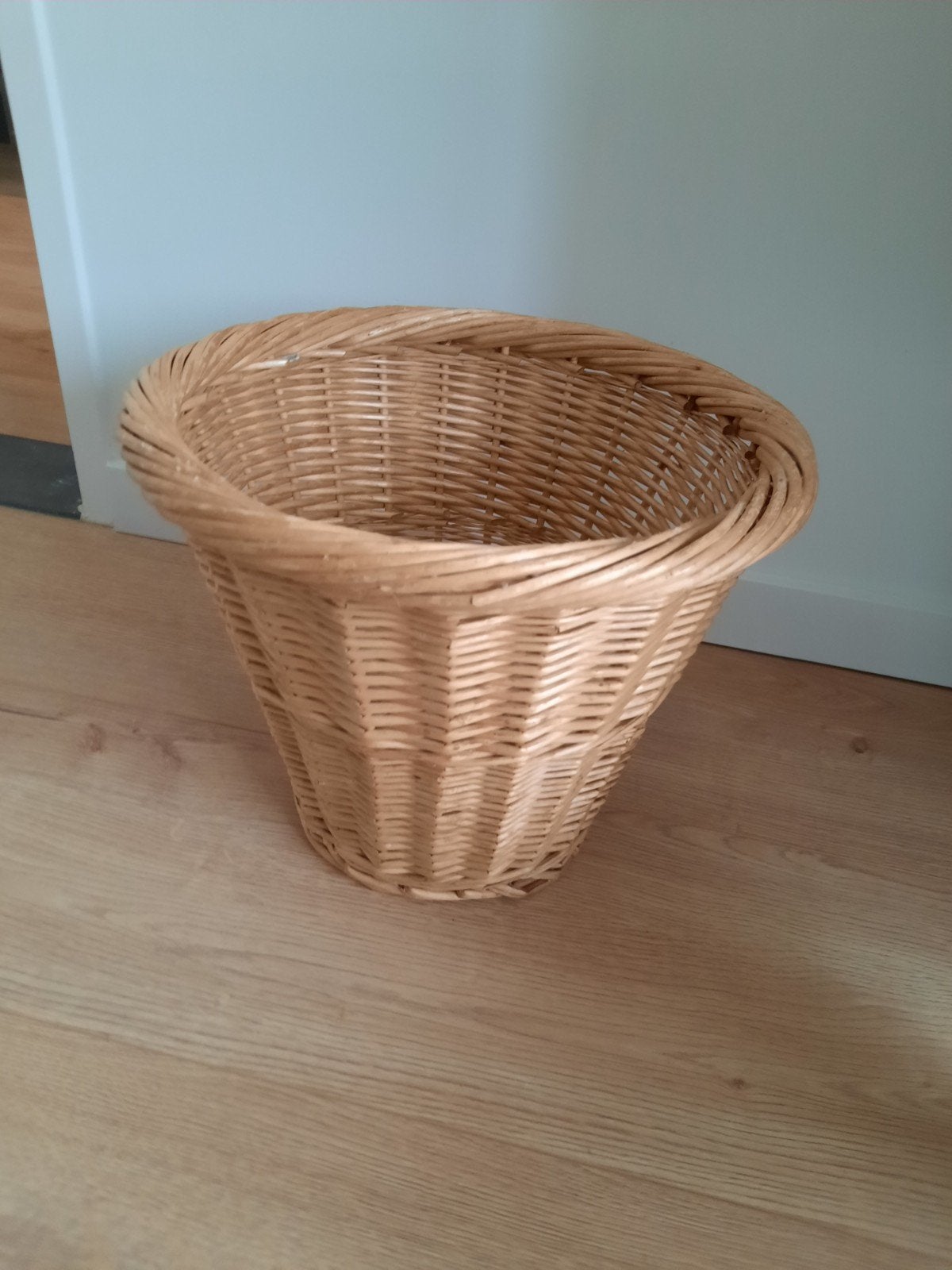 Rieten prullenmand mand prullenbak, Ophalen of Verzenden