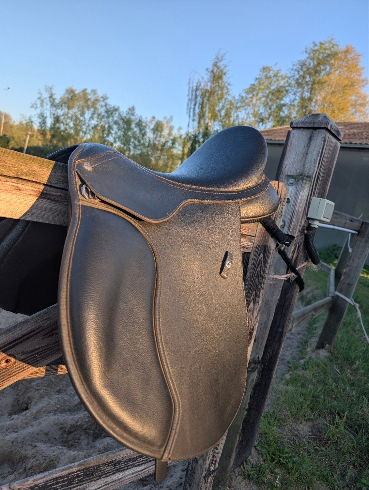 ZGAN! 17inch Wintec hart veelzeidigheids zadel, M (17 inch), Wintec, Ophalen of Verzenden, Zo goed als nieuw