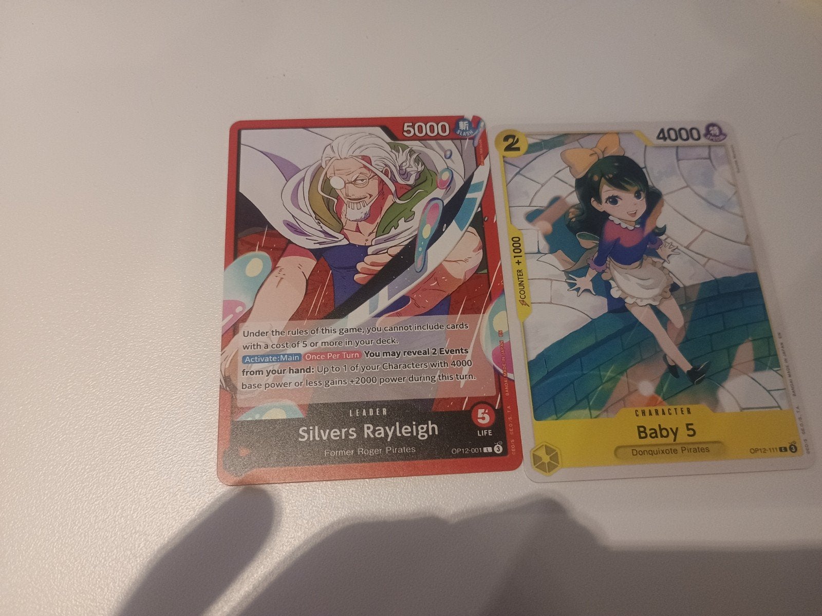 One piece kaarten, Hobby en Vrije tijd, Verzamelkaartspellen | Overige, Ophalen, Zo goed als nieuw