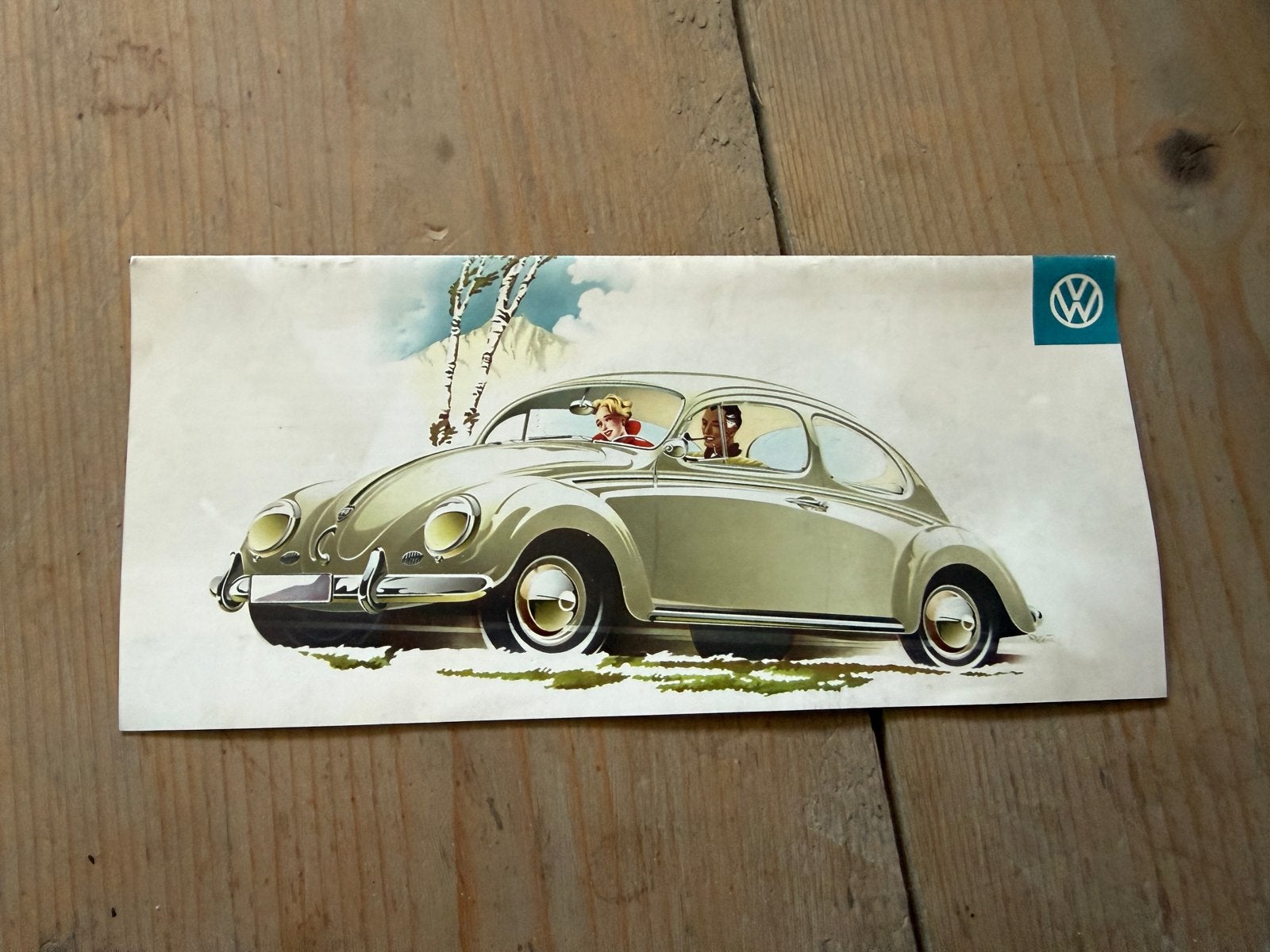 1959 VW kever en karmann ghia folder, Ophalen of Verzenden, Nieuw, Auto's