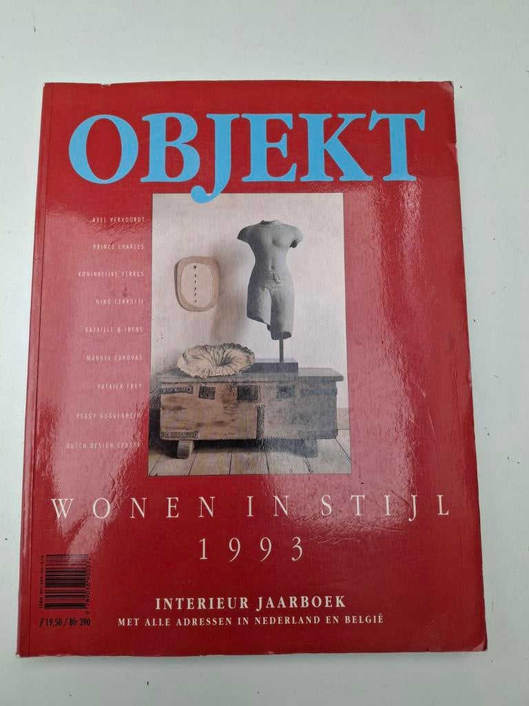 Objekt Wonen in Stijl 1993 - Interieur Jaarboek, Boeken, Ophalen of Verzenden, Gelezen, Diverse auteurs, Interieur en Design