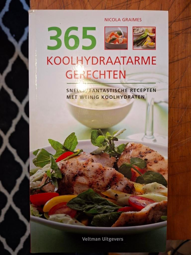 365 Koolhydraatarme Gerechten, Boeken, Ophalen of Verzenden