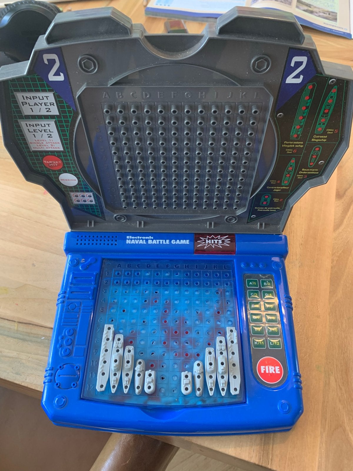 Elektronisch Zeeslag Spel - Naval Battle Game, Hobby en Vrije tijd, Een of twee spelers, Ophalen, Gebruikt