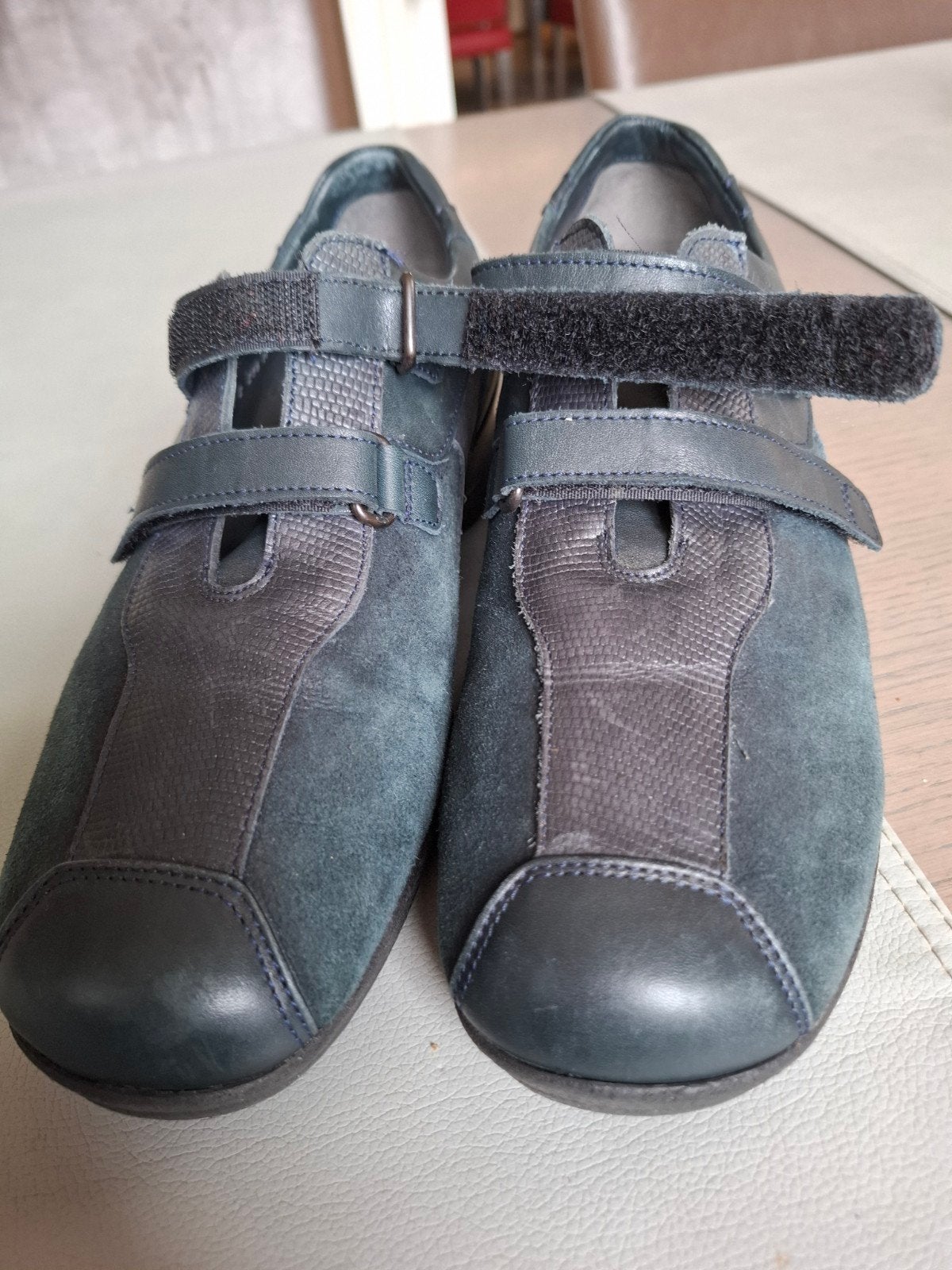 Xsensible schoenen maat 42, petrolblauw, suède/glad leer, Xsensible, Schoenen met lage hakken, Blauw, Ophalen of Verzenden