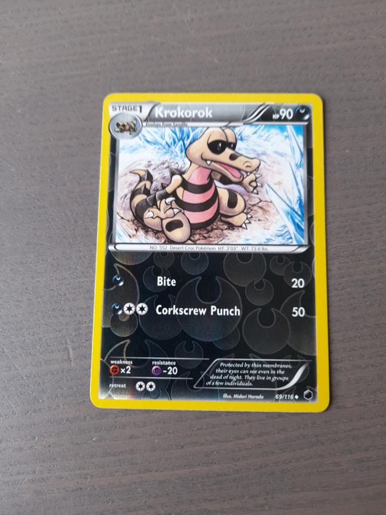 Plasma freeze 69/116 krokorok reverse, Ophalen of Verzenden, Zo goed als nieuw, Losse kaart, Foil