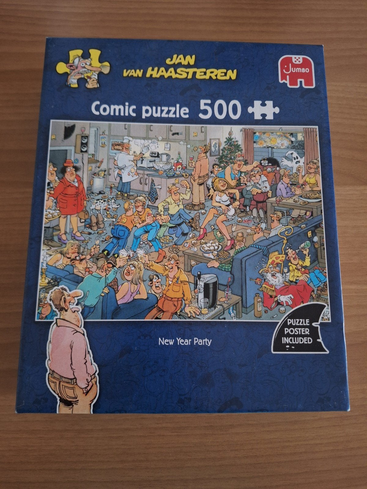 Jan van Haasteren puzzel 500 stukjes New year party Nieuw, Hobby en Vrije tijd, Ophalen of Verzenden, 500 t/m 1500 stukjes, Nieuw