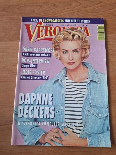 Veronica 1995 Daphne Deckers Simple Minds Cindy Crawford, Verzamelen, Verzenden, 1980 tot heden, Nederland, Tijdschrift