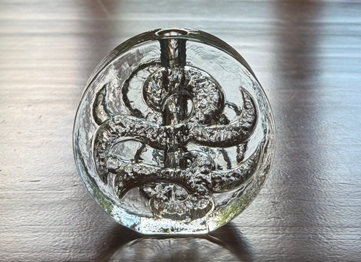 Ingrid Glashütte kristallen solifleur vaas, Ophalen of Verzenden, Glas