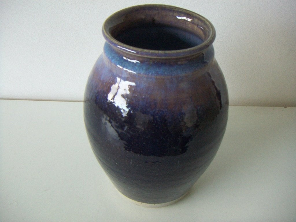Han Boerrigter 1935-2023 keramiek vaas uit eigen atelier., Meerkleurig, Ophalen of Verzenden, Zo goed als nieuw, Handgemaakt